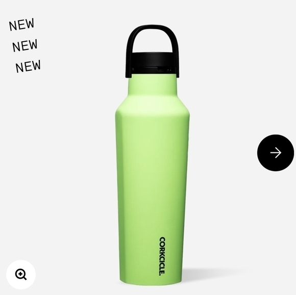 New Corkcicle Series A Sport Canteen Water Bottle Margarita Lime Green 20oz - Picture 11 of 15